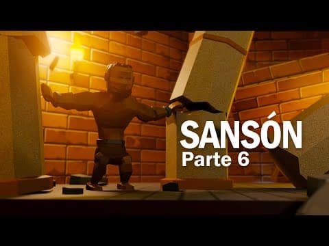 SANSÓN Parte 6: Sansón Muere 💪 Historias Biblicas Animadas | BIBTOONS