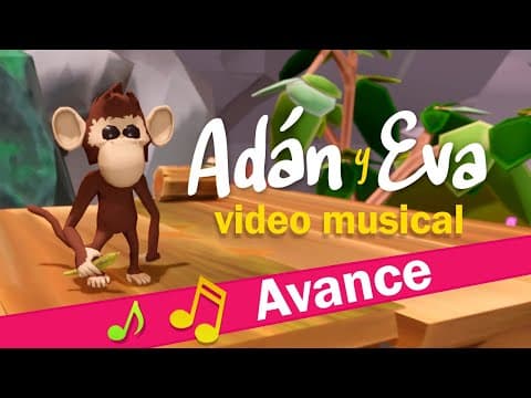 ADÁN y EVA:  Video Musical * AVANCE 🎶 BIBTOONS Historias Biblicas Animadas