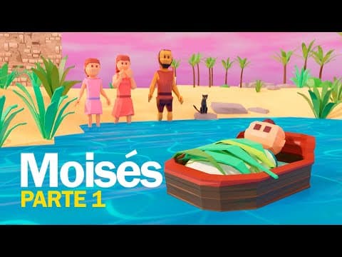 Moises parte 1 👶 Historias Biblicas Animadas | Moses part 1 - Bible stories