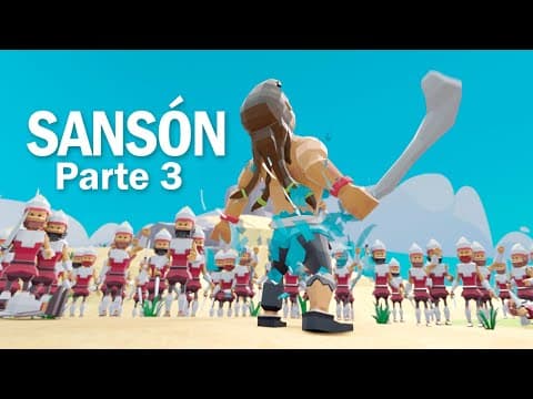 SANSÓN Parte 3: Solo vs 1000 👊 | Historias Biblicas Animadas | BIBTOONS