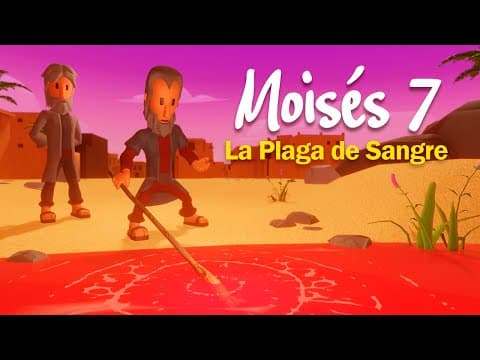 MOISÉS 7: La Plaga de Sangre 🩸 BIBTOONS | Historias Biblicas Animadas