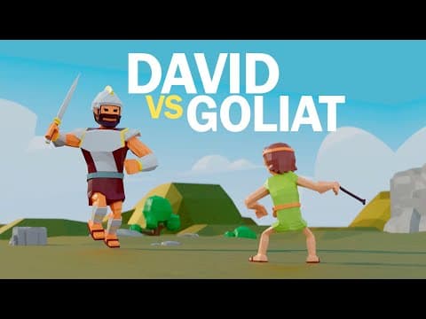 David vs Goliat 💪🏼 Historias Biblicas animadas | Animated Bible stories