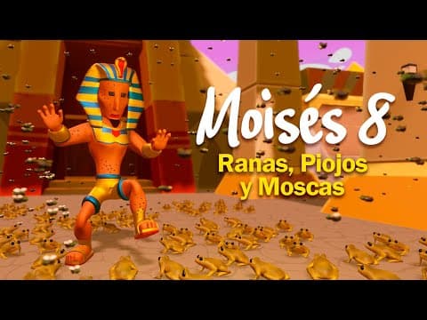 MOISÉS 8: Ranas, Piojos y Moscas 🐸 BIBTOONS | Historias Biblicas Animadas