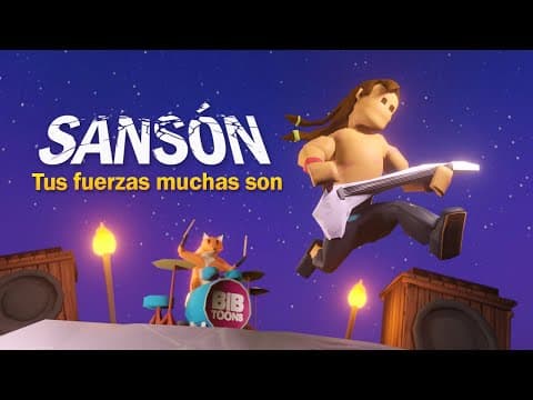 SANSÓN: Tus Fuerzas Muchas Son 🎵 Video Musical BIBTOONS